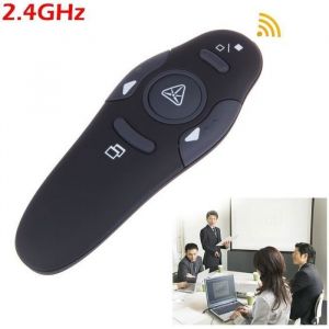 Présentateur sans fil - RF - Rouge - Pointeur Laser - Télécommande USB - PPT Powerpoint