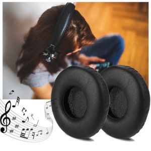 Coussinets doreille de remplacement en mousse &agrave; m&eacute;moire pour AKG Y50 / Y55 - Noir - Casque