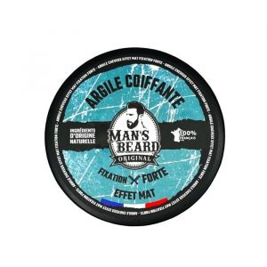 MANS BEARD - ARGILE NON FIBREUSE MATTE FIXATION FORTE- 90 M - FABRIQU&Eacute; EN FRANCE