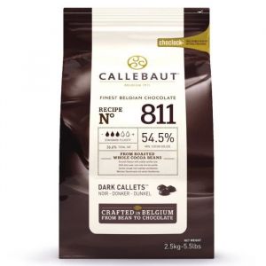 Callebaut Galets de chocolat Noir - 25 kg