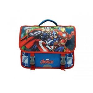 Cartable - Avengers - U - Qualité supérieure - Lanières renforcées - 38x14x33 cm