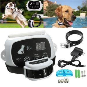Électrique Clôture Anti-fugue sans Fil Système Émetteur Collier Etanche Pour Chien