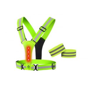 Gilet Reflechissant Vélo LEDGilet Réfléchissant RunningLED Running Vest GiletGilet de Course à LED Gilet Réfléchissant 2