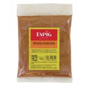 M&eacute;lange de 10 &eacute;pices pour Couscous 100g - Marque Espig 2 sachets