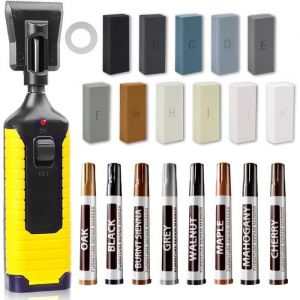 Kit de Reparation pour Parquet Vinyl Laminat Meuble 11 Couleurs Cire Dure avec Stylo Chauffant