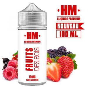E-liquide 100ML saveur FRUITS DES BOIS sans nicotine (e-liquide id : PRD2) - (1x100ML)