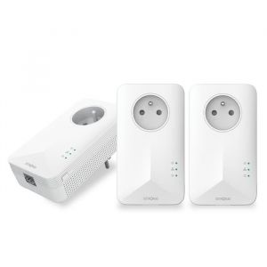 Adaptateur CPL - Strong - KIT3PRISES - 1000 Mbits/s - HomePlug AV - 3 prises incluses