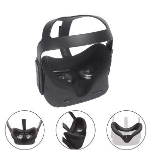 Masque VR pour casque de jeu Oculus Quest tui de protection en silicone lunettes VR Label