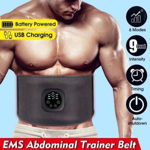 Appareil abdoCeinture &eacute;lectrique &agrave; affichage LED pour musculation abdominalestimulateur de gymnastique [C755743195]