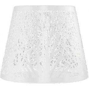 Abat-jour - Fer Forg&eacute; - Moderne - Blanc - 19x15x13cm - E27