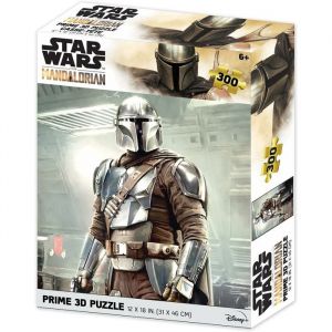 Star Wars: The Mandalorian - Puzzle lenticulaire Mando 300 pcs 46x31 cm