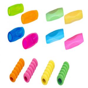 Lot de 12 poign&eacute;es ergonomiques pour crayons aide &agrave; l&eacute;criture pour enfants et adultes
