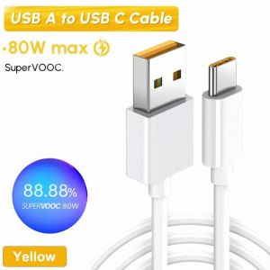 Câble de Charge rapide OPPO Type C Supervooc 80W 65W OPPO trouver X5 X6 X3 Pro Neo N2 Reno 10 6 8 7 Pro A77 A78 A38 [H154]