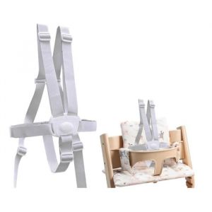 2pcs Harnais Chaise Haute Harnais De Scurit 5 Points Universel pour Bb Adaptable sur Chaise Haute Poussette Landau Label