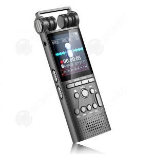 INN Enregistreur vocal num&eacute;rique 1536Kbps 8go r&eacute;duction de bruit dsp equip&eacute; de deux microphones dictaphone pour classes r&eacute;unions