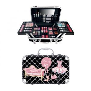 Coffret Cadeau Mallette de Maquillage Format Valise &ndash; Fashion 64pcs