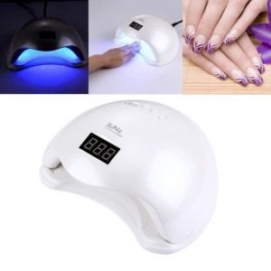 Nail Art Sun5 48W Lampe UV Gel LED Ongle Durcissement Dryer avec Time Sensor infrarouge Réglage et heure daffichage à cristaux