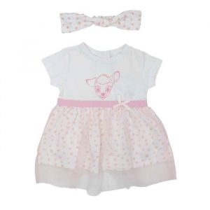 Robe - Disney - DIS B 51 23 A960 S1-3M - Robe b&eacute;b&eacute; Bambi - Fille