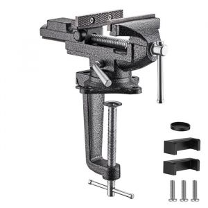 TEENO Largeur de Mâchoire 150mm Étaux dÉtabli Acier moulé force de serrage de 1000 kg