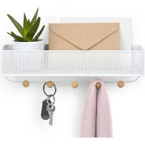porte-courrier mural et porte cl&eacute; mural &ndash; pour le rangement de vos clefs lettres et brochures