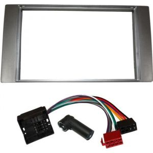 Kit Adaptateur Autoradio 2DIN - Ford - Argent - Compatible Focus C-Max Fiesta Kuga Mondeo S-Max Transit