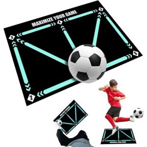 Tapis entraînement de football - Accessoires - Amélioration de la vitesse - Contrôle du ballon - Antidérapant Mult TAPIS DE PUTTING