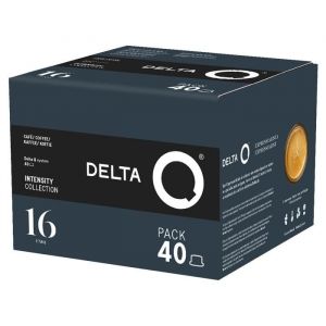 Delta Q Uniq Pack 40 Capsules  Compatible uniquement Machines Delta Q