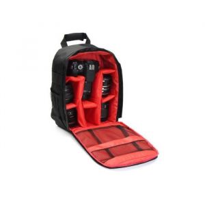 Etui appareil photoSac &agrave; dos pour appareil photo DSLR Canon EOS Nikonsacoche &eacute;tanche pour objectif - Type Rouge-keeper