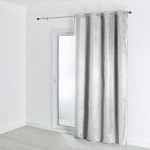Doublure 100% occultante et thermique à velcro Argent 140x250 cm