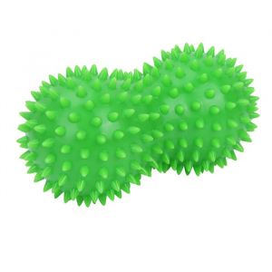 Balle de massage à picots en PVC pour le dos et les pieds balle de massage pour le fitness et les muscles (vert)
