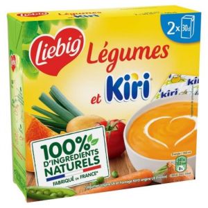 LIEBIG - Doux Plaisirs Légumes Et Kiri Briques 600Ml - Lot De 4