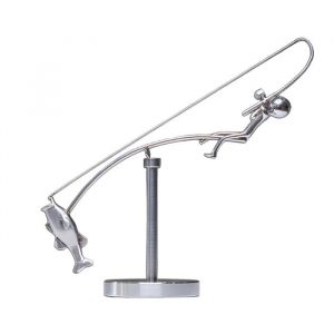 Sculpture en &Eacute;quilibre du P&ecirc;cheur &ndash; Articles Accessoires Sculpture De Physique De P&ecirc;che for La Maison Et Le Bureau Art D&eacute;co