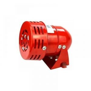 Sirne Alarme 220V Puissant Exterieure Sirene Alarme 120dBRouge Moteur Conduit Sirne Mtal Corne Industrie Bateau Alarme Label