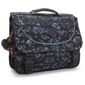 Cartable - KIPLING - Preppy - 41 CM - Jungle Fun Race - 3 Compartiments - Housse de Protection