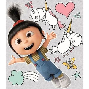 Stickers - Les Minions - Agnes Licornes - Blanc - Mixte - A partir de 5 ans