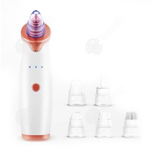 INN Aspirateur point noir Sauna Facial Inhalateur Electrique 16x3.8cm 3modes Chargement USB Extracteur Point Noir Electromenager