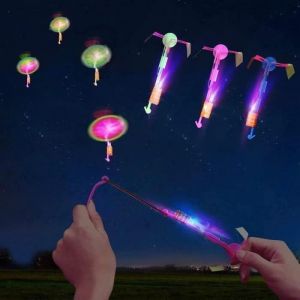 Jouet volant dhélicoptère LED - 25 PCS - Blanc - Faveurs de fête