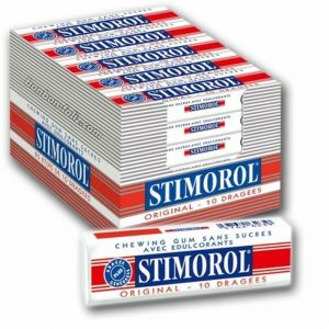 STIMOROL Original - Chewing-Gum sans Sucre avec Édulcorants - Menthe/Réglisse - Lot de 2 Packs de 25 paquets x 14 g