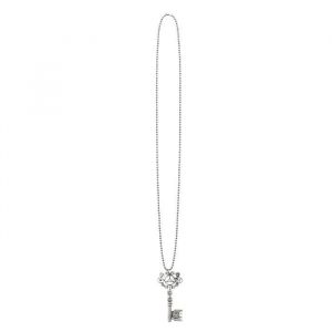 Collier Steam Punk Argent - Boland - Adulte - Accessoire D&eacute;guisement