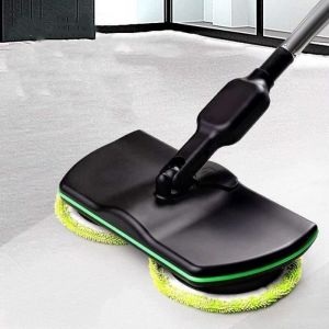Vadrouille électrique Nettoyant Plancher Balai Rotatif Électrique 360 degrés sans impasses Rechargeable Nettoyage Simple Ménage Vadr