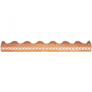 Closoir PEHD tuile béton double romane rouge br…