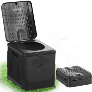 Toilettes Portables Toilettes de Camping avec Couvercle Toilettes pour Adultes et Enfants Toilettes Pliables pour Voiture P&ecirc;che
