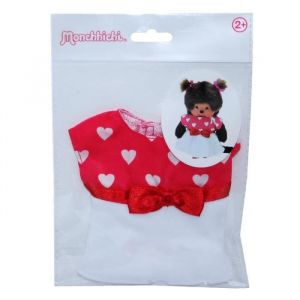 Kiki - Monchhichi - Selection Boutique Fashion - Vêtements Mode de Poupée [Herzchen-Kleid]