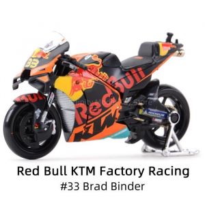2021 Red Bull KTM 33 - Maisto 1:18 Gp Racing Yamaha Factory Racing Team V&eacute;hicules Moul&eacute;s Sous Pression Moto D