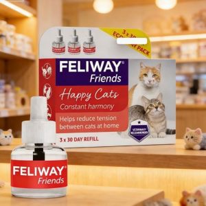 FELIWAY Friends Recharges Lot de 3 flacons de 30 Jours pour Diffuseur 3 x 48ml
