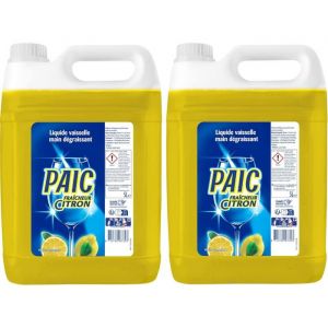 Paic - Liquide Vaiselle - Citron - Bidon - Casepack - Lot de 2x5L