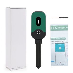 Capteur Sol Intelligent Zigbee 3-en-1 - Humidité/Lumière/Température -Sonde Jardin Sans Fil pour Plantes - Surveillance