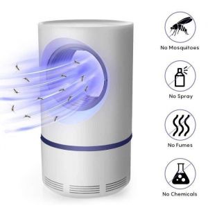 Lampe Anti-InsecteUSB Lampe Anti-moustiques Lampe Piège Moustique UV Tue Mouches Destructeur d Insectes Electrique 5WPas Bruit
