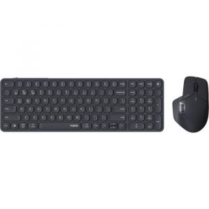 Ensemble Clavier-Souris - RAPOO - 9760M - Sans-fil - Ultra-Slim - Dark Grey