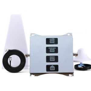Amplificateur de signal 4G 5G amplificateur r&eacute;p&eacute;teur GSM amplificateur de signal 4 bandes Convient aux zones avec un signal faible